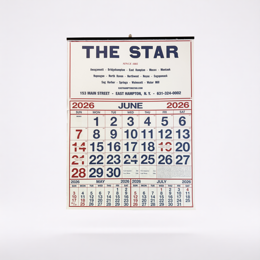 2026 East Hampton Star calendar